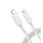 ANKER 322 USB-C TO LIGHTNING CABLE (6FT/1.80 BRAIDED) WHITE