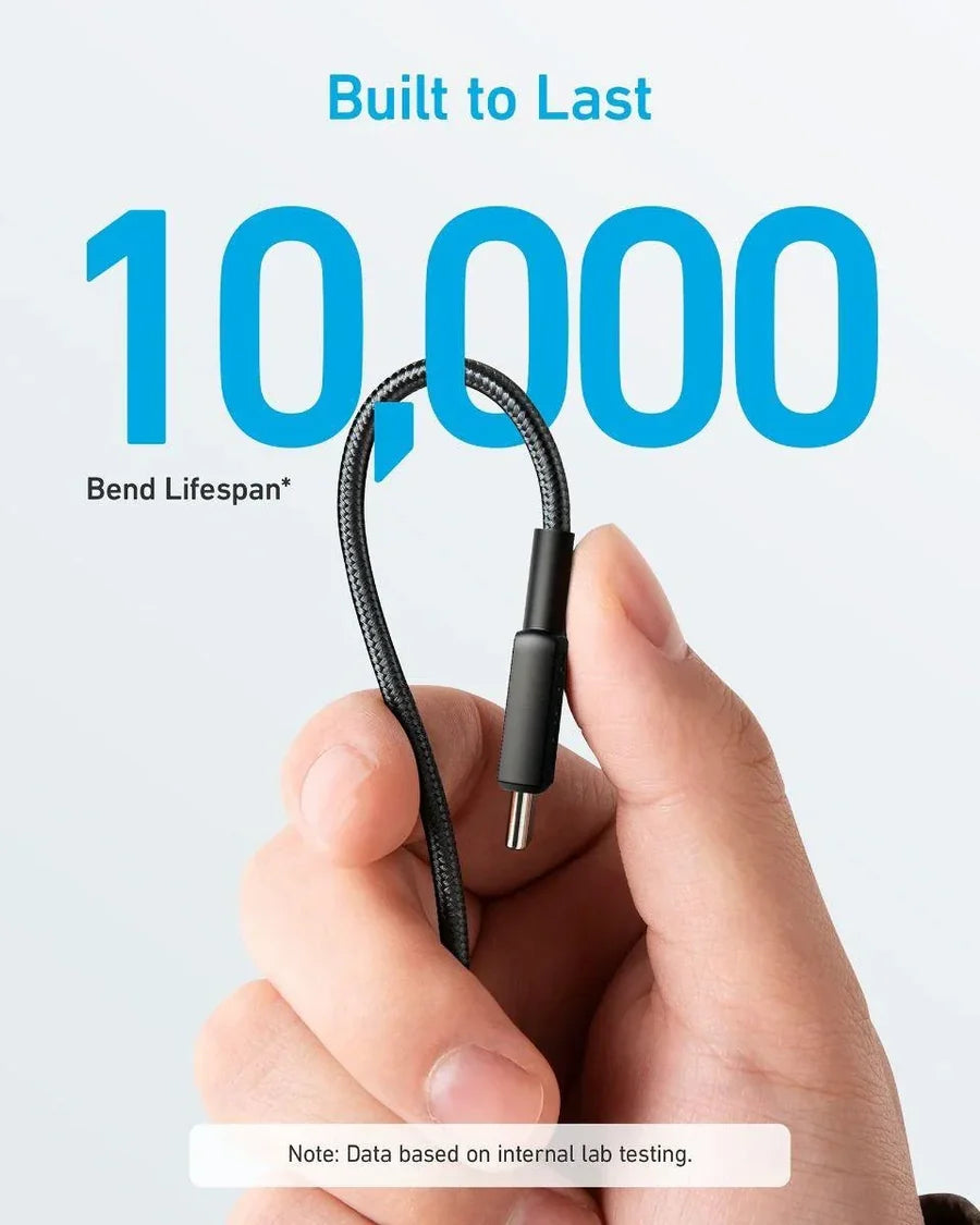 كابل ANKER 322 USB-C إلى USB-C (مضفر بطول 6 قدم)