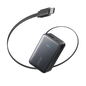 ANKER NANO POWER BANK (10K, 45W, BUILT-IN RETRACTABLE USB-C CABLE) BLACK