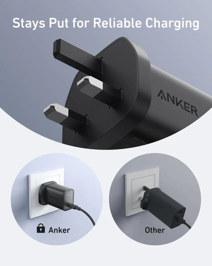 ANKER NANO CHARGER 100W WITH 6FT 5A C-C CABLE- BLK