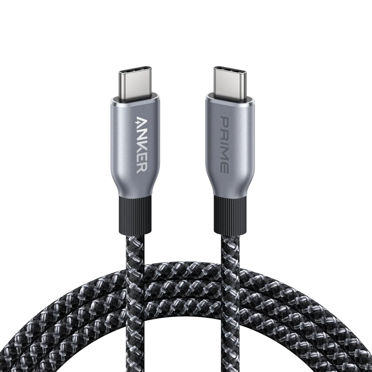 كابل ANKER PRIME من USB-C إلى USB-C (1.80 متر، 240 واط، مضفر معاد التدوير) أسود