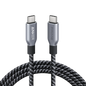 كابل ANKER PRIME من USB-C إلى USB-C (1.80 متر، 240 واط، مضفر معاد التدوير) أسود