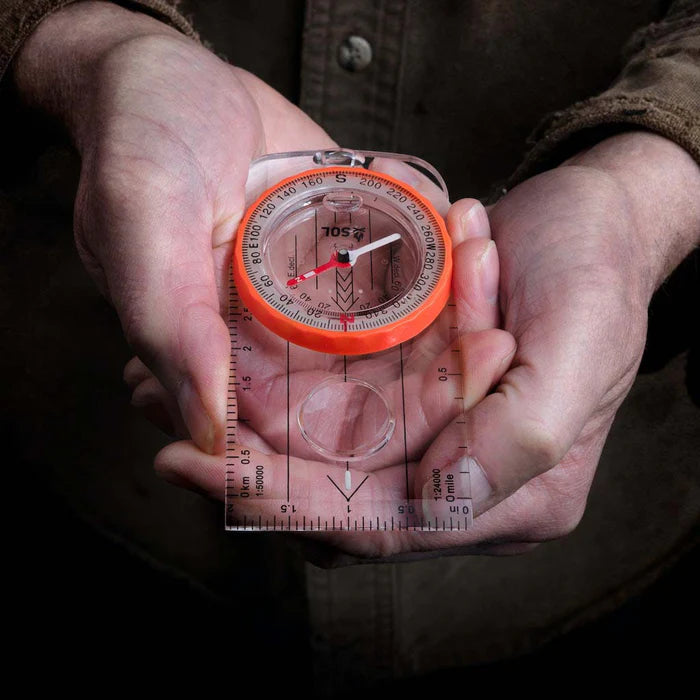 SOL DELUXE MAP COMPASS
