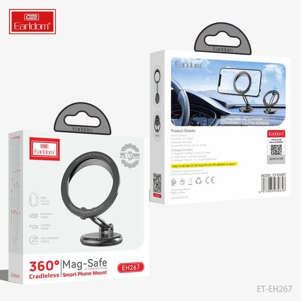 EARLDOM - MAG-SAFE SMART PHONE MOUNT 360 CRADLELESS