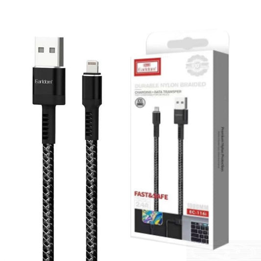 EARLDOM DURABLE NYLON BRAIDED DATA CABLE