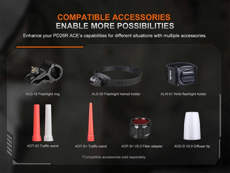 FENIX PD26R ACE (1300 LUMENS)