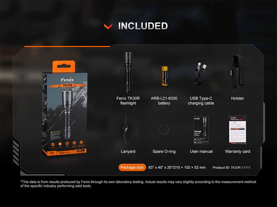 FENIX TK30R  (500 lumens)