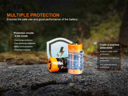 FENIX 18350 Battery ARB-L18-1600