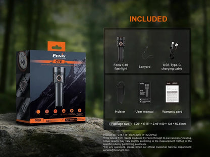 FENIX C16 (6000 LUMENS)