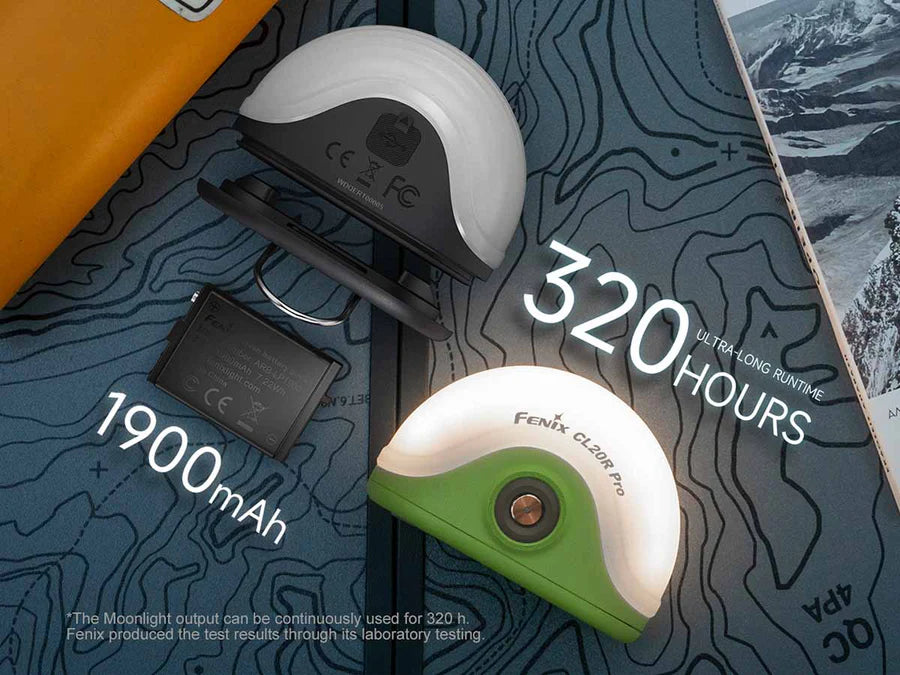 FENIX CL20R PRO أسود (400 لومن)