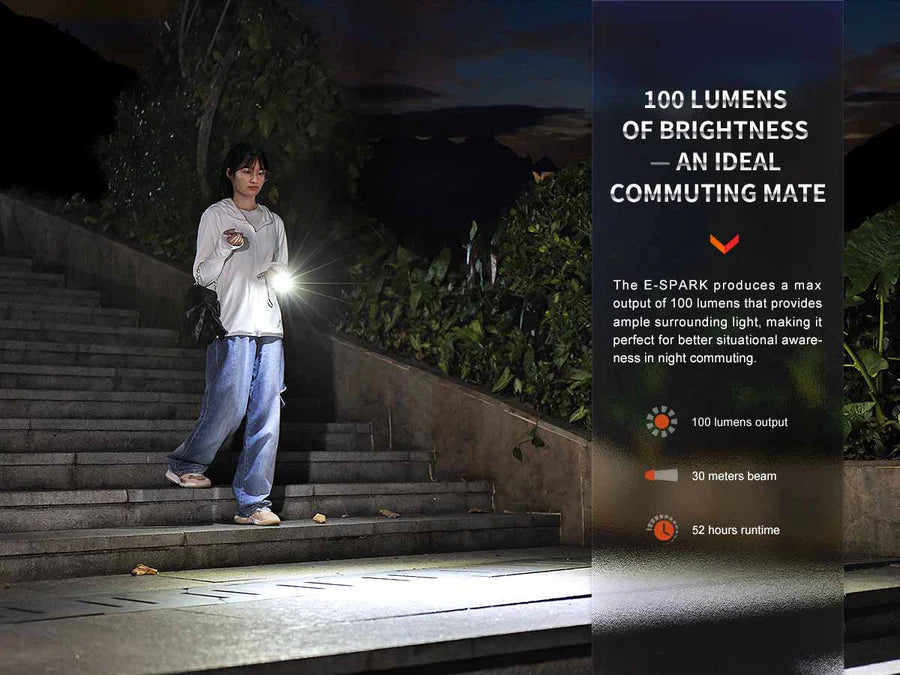 FENIX E-SPARK ( 100 LUMENS )