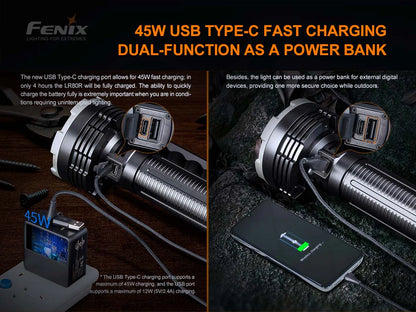 FENIX LR80R (18000 لومن) قابس المملكة المتحدة