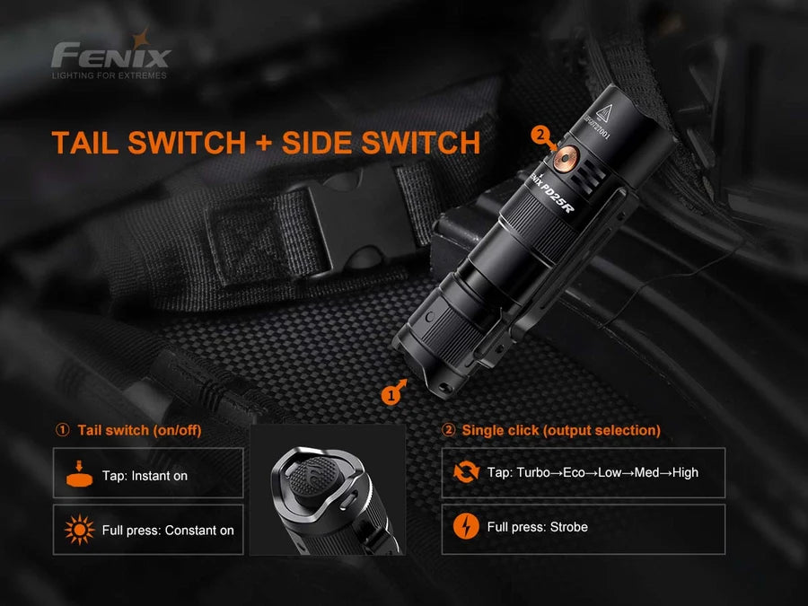 FENIX PD25R (800 LUMENS)