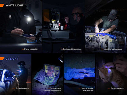 FENIX SW05R -UV ( 150 LUMENS )