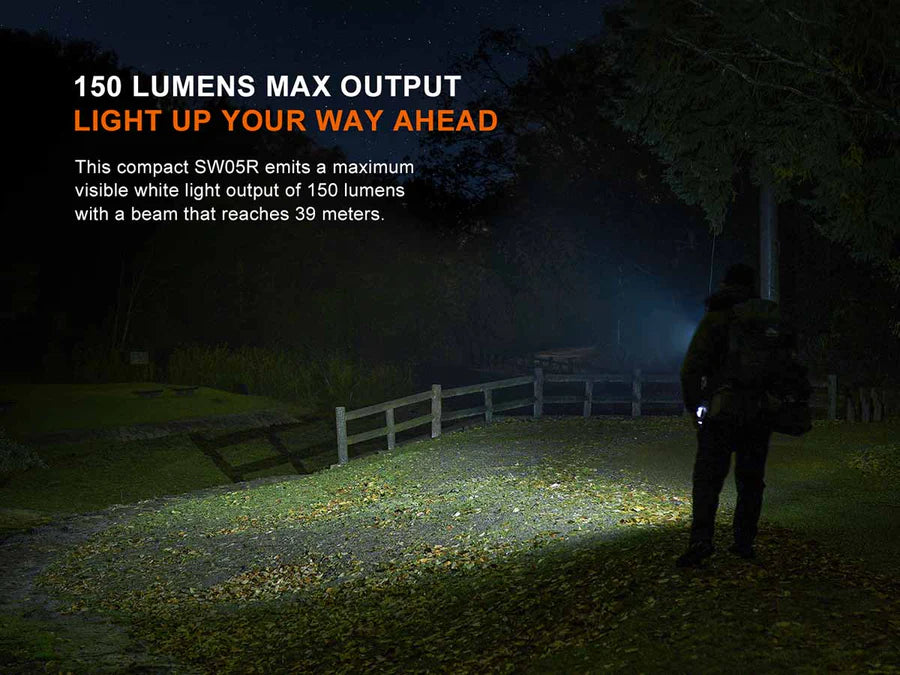 FENIX SW05R -RED ( 150 LUMENS )
