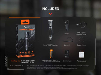 FENIX TK25R ( 3600 LUMENS )
