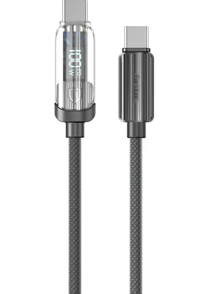 EARLDOM C-C DIGITAL DISPLAY TRANSPARENT CABLE