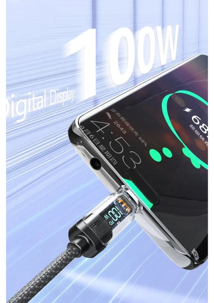 EARLDOM C-C DIGITAL DISPLAY TRANSPARENT CABLE