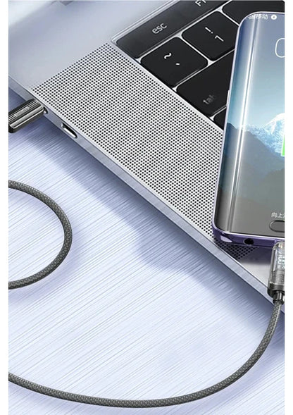 EARLDOM C-C DIGITAL DISPLAY TRANSPARENT CABLE