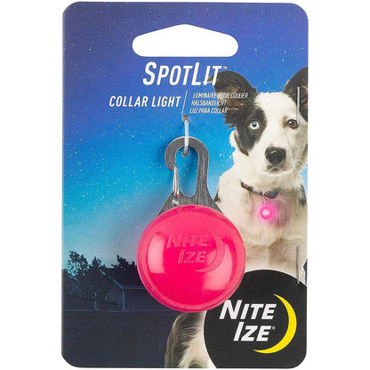 NITEIZE SPOTLIT COLLAR LIGHT PLASTIC (PINK)