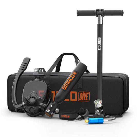 SMACO Diving KIT Mini Tank 0.5l with Hand Pump